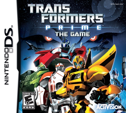 Transformers Prime - The Game box art