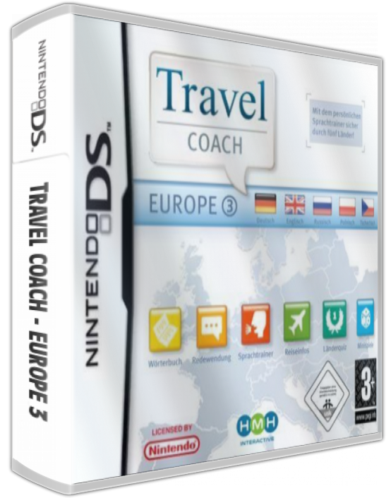 Travel Coach - Europe 3 — box-3D (EU)