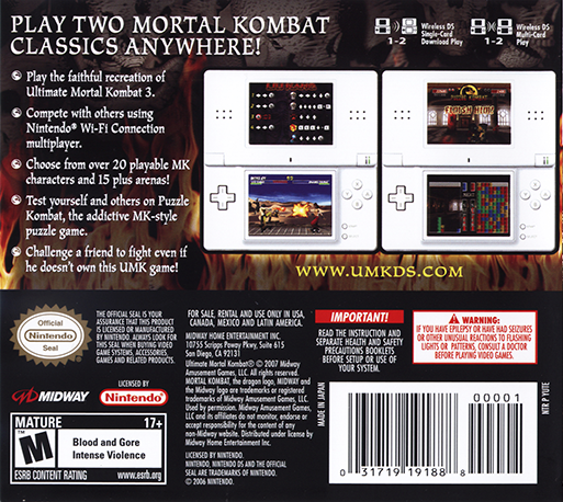 Ultimate Mortal Kombat — box-2D-back (US)