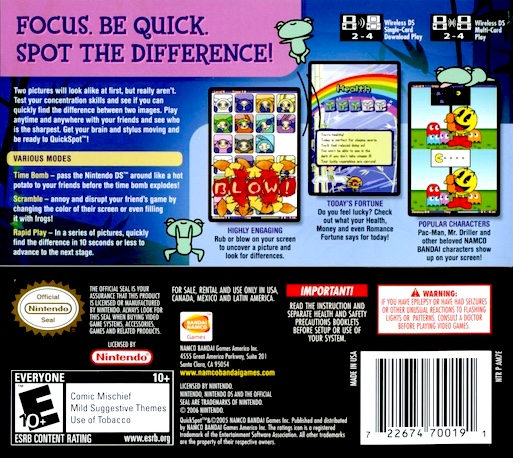 Quickspot — box-2D-back (US)