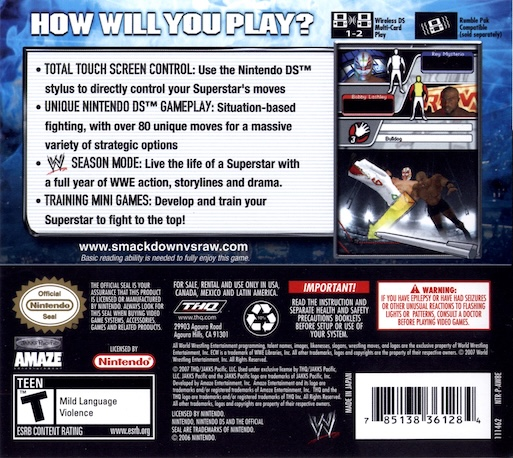 Wwe Smackdown Vs Raw 2008 Featuring Ecw — box-2D-back (US)