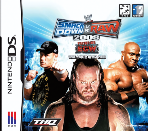 Wwe Smackdown Vs Raw 2008 Featuring Ecw — box-2D (KR)