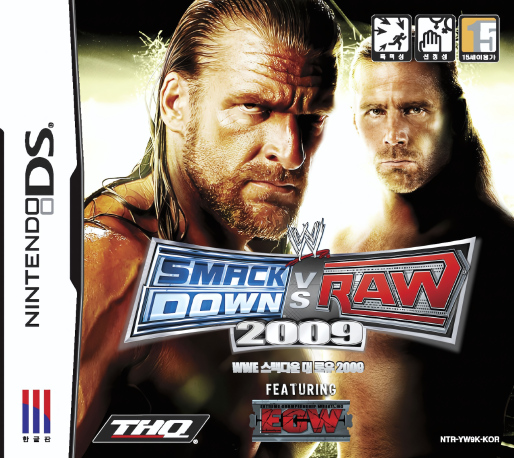 Wwe Smackdown Vs Raw 2009 Featuring Ecw — box-2D (KR)