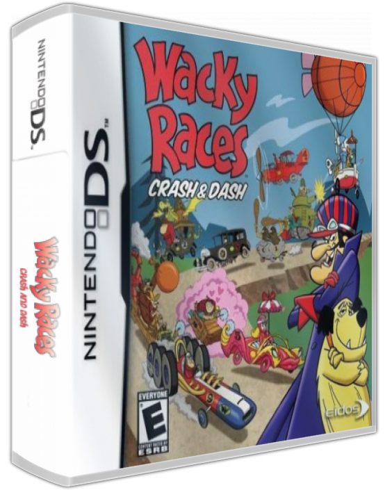 Wacky Races - Crash And Dash — box-3D (US)