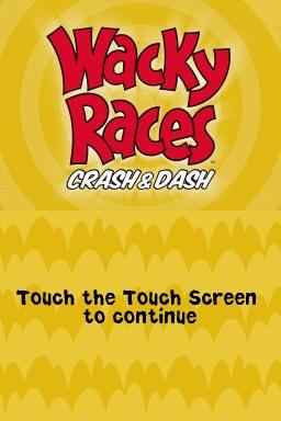 Wacky Races - Crash And Dash — sstitle (WOR)
