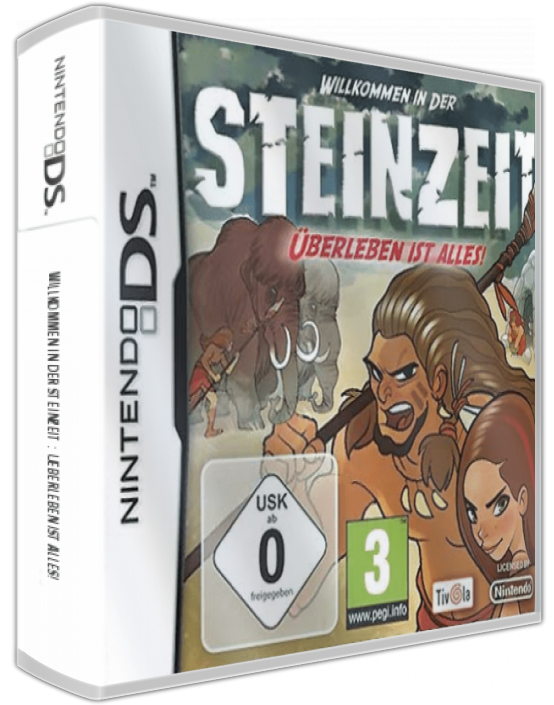 Willkommen In Der Steinzeit - Ueberleben Ist Alles! — box-3D (DE)