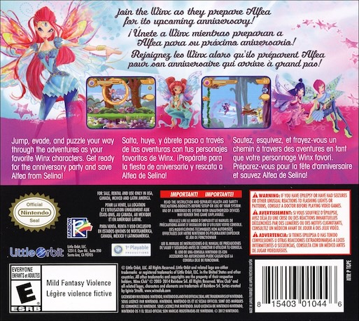 Winx Club - Saving Alfea — box-2D-back (US)