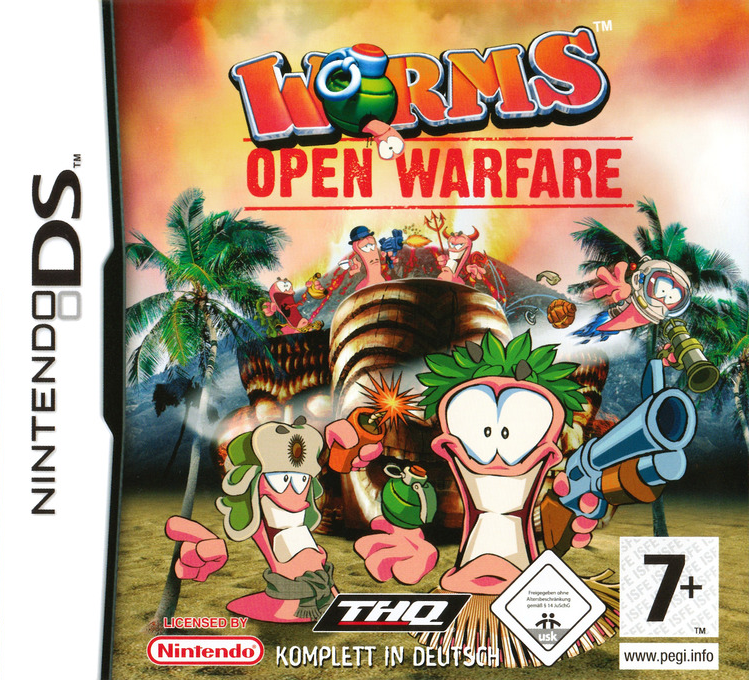 Worms - Open Warfare — box-2D (DE)