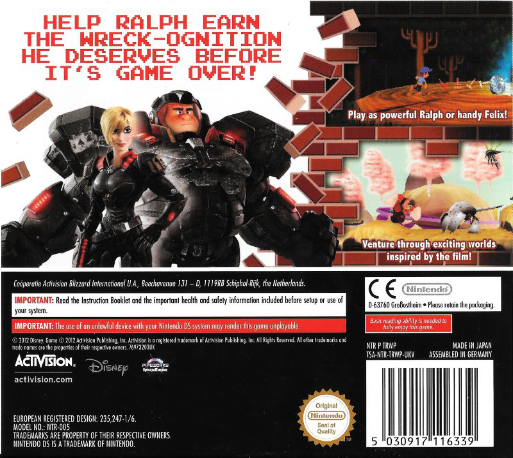 Wreck-it Ralph — box-2D-back (EU)