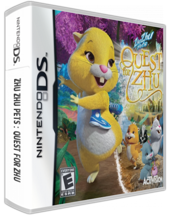 Zhu Zhu Pets - Quest For Zhu — box-3D (US)