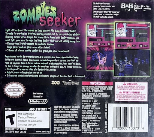 Zombiez Seeker — box-2D-back (US)