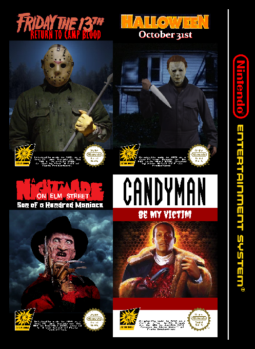 8-Bit Slasher 4-in-1 Horror Demakes box art