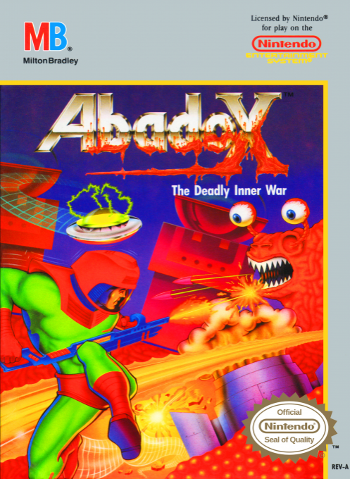 Abadox - The Deadly Inner War box art
