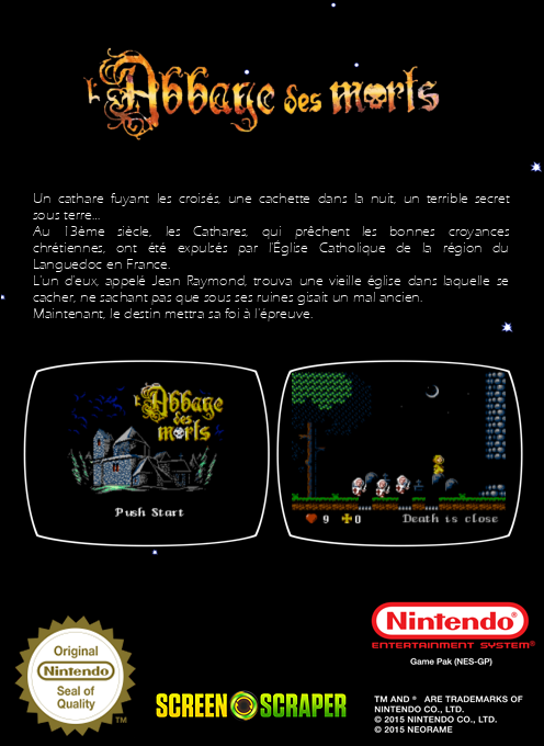 L'Abbaye des Morts — box-2D-back (SS)