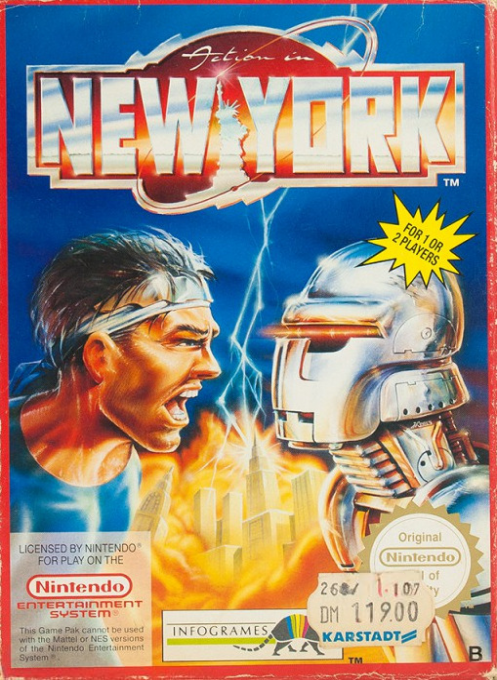 Action In New York — box-2D (DE)
