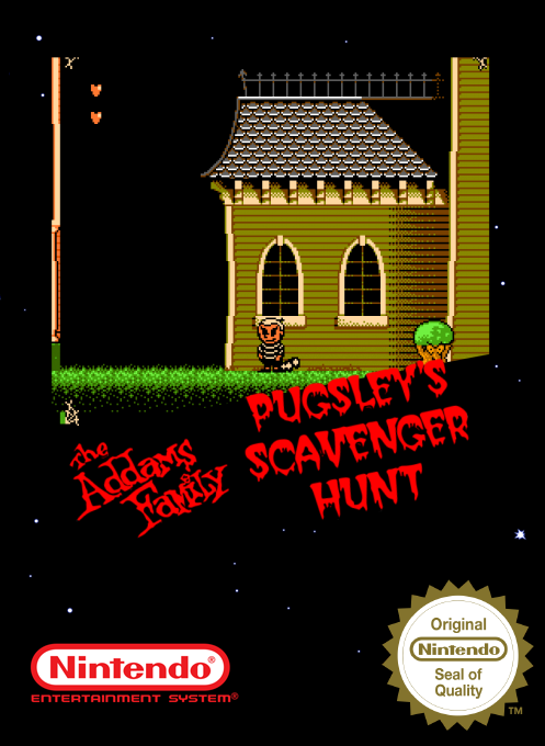 Addams Family - Pugsley's Scavenger Hunt, The — box-2D (SS)