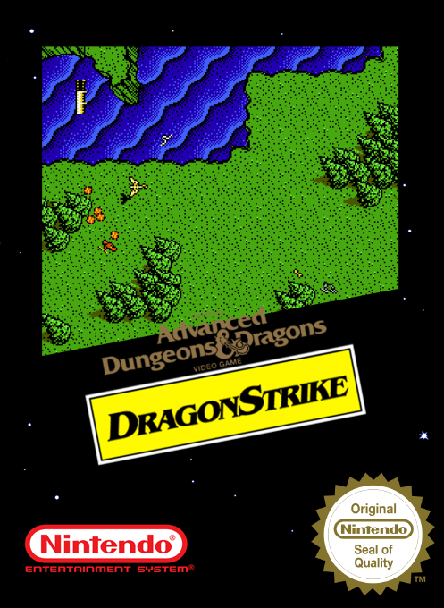 Advanced Dungeons And Dragons - Dragon Strike — box-2D (SS)