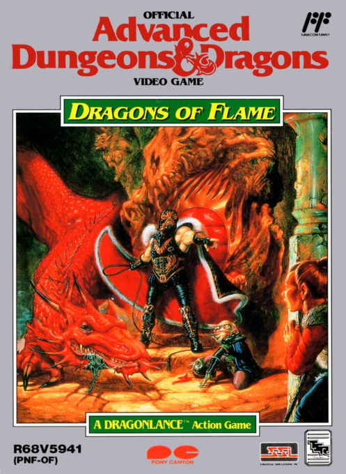 Advanced Dungeons & Dragons - Dragons of Flame box art