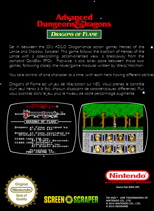 Advanced Dungeons & Dragons - Dragons of Flame — box-2D-back (SS)