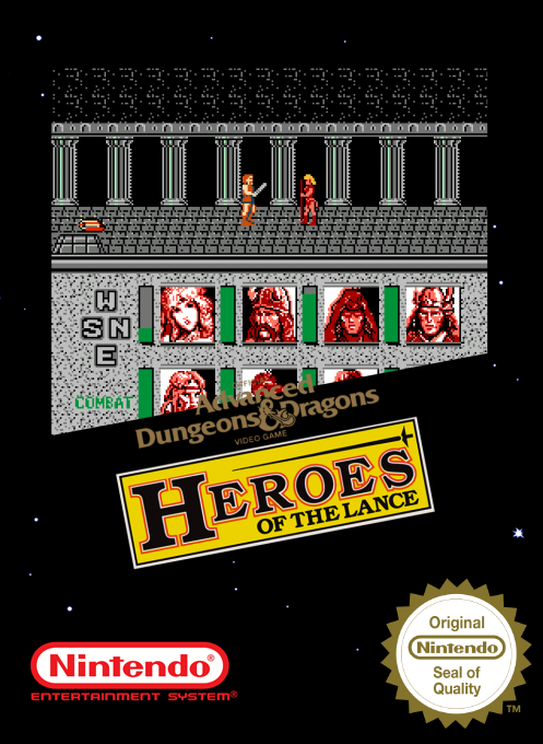 Heroes Of The Lance — box-2D (SS)