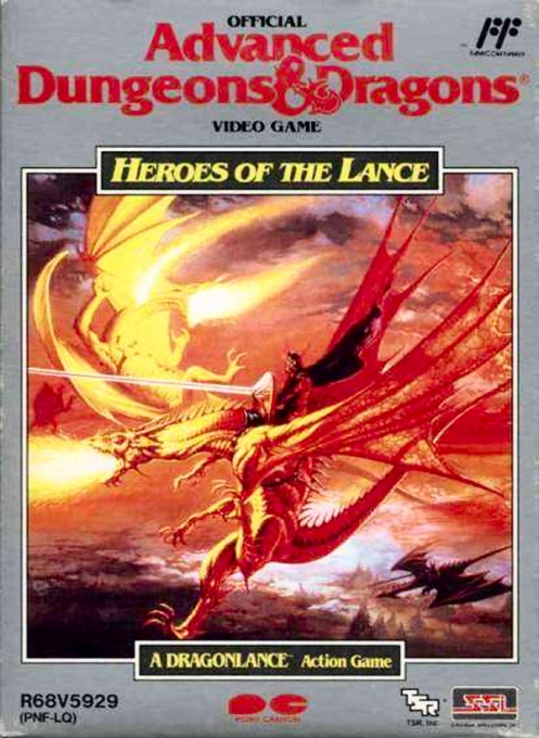 Heroes Of The Lance — box-2D (JP)