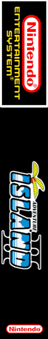 Adventure Island 2 — box-2D-side (DE)