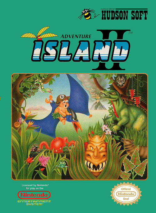 Adventure Island 2 box art
