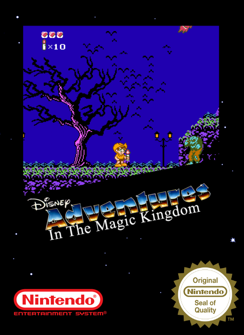 Adventures In The Magic Kingdom — box-2D (SS)