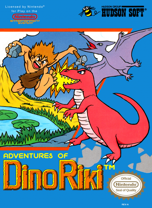 Adventures of Dino Riki box art