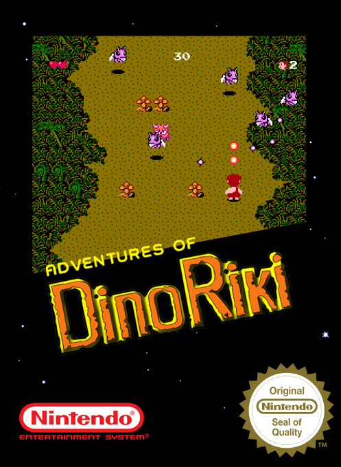 Adventures of Dino Riki — box-2D (SS)