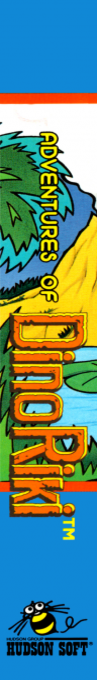 Adventures of Dino Riki — box-2D-side (US)