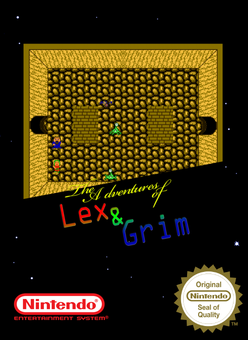 The Adventures Of Lex & Grim — box-2D (SS)