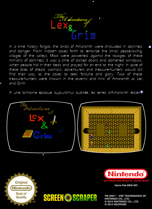 The Adventures Of Lex & Grim — box-2D-back (SS)