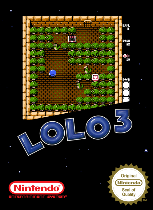 Adventures of Lolo 3 — box-2D (SS)