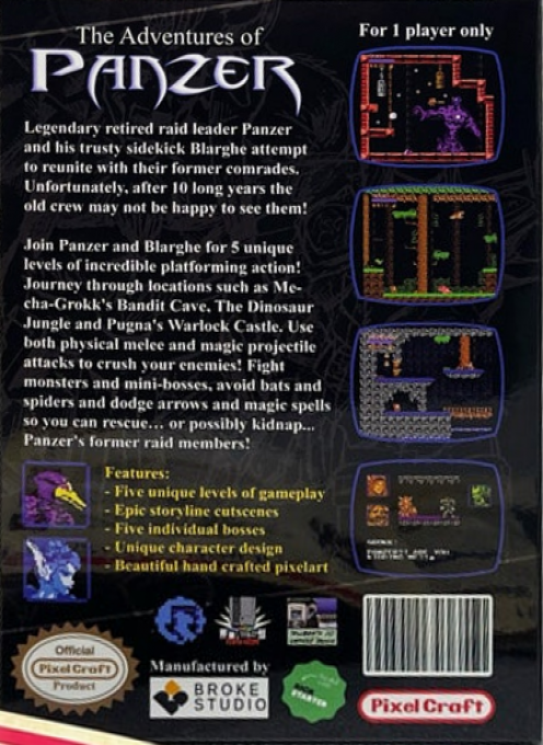 Adventures of Panzer, The — box-2D-back (WOR)