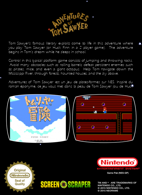 Adventures Of Tom Sawyer — box-2D-back (SS)
