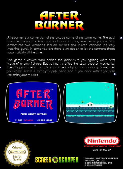 After Burner — box-2D-back (SS)
