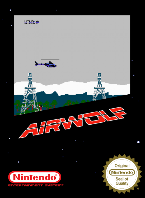 Airwolf — box-2D (SS)