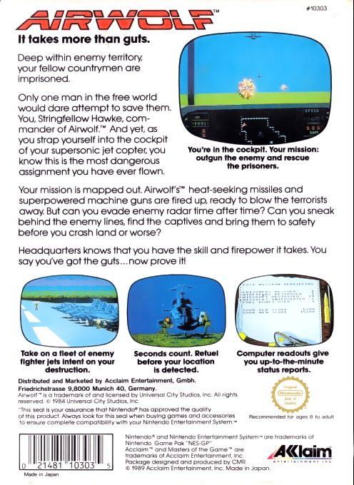 Airwolf — box-2D-back (EU)