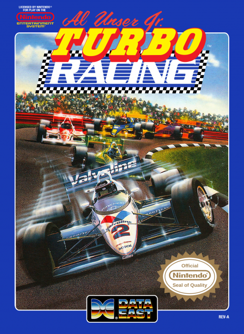 Al Unser Jr. Turbo Racing box art