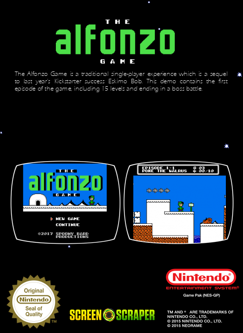 The Alfonzo Game — box-2D-back (SS)