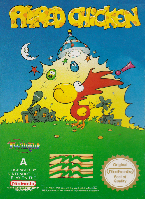 Alfred Chicken — box-2D (EU)