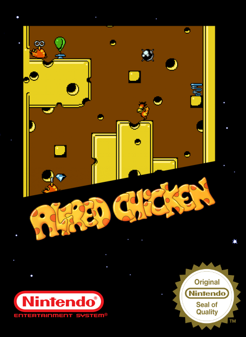 Alfred Chicken — box-2D (SS)
