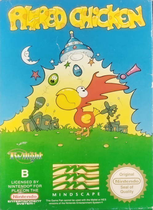 Alfred Chicken — box-2D (DE)