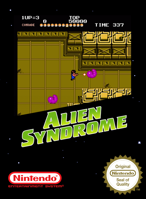 Alien Syndrome — box-2D (SS)