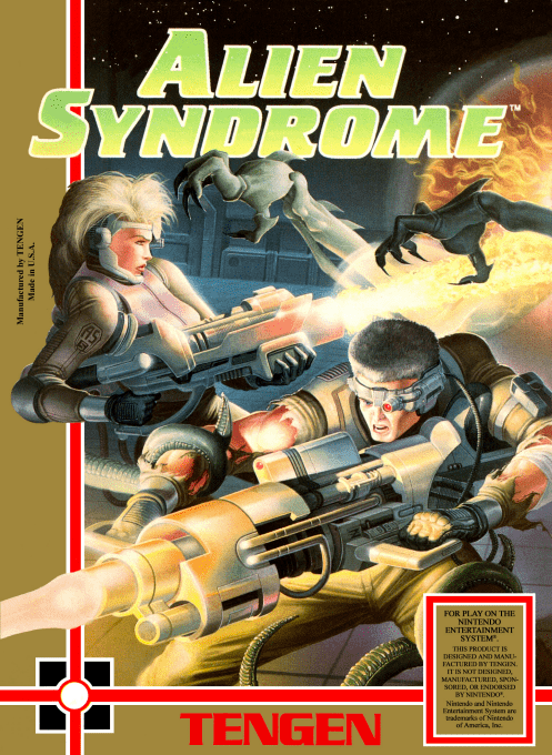 Alien Syndrome box art