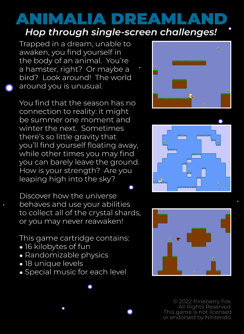 Animalia Dreamland — box-2D-back (WOR)
