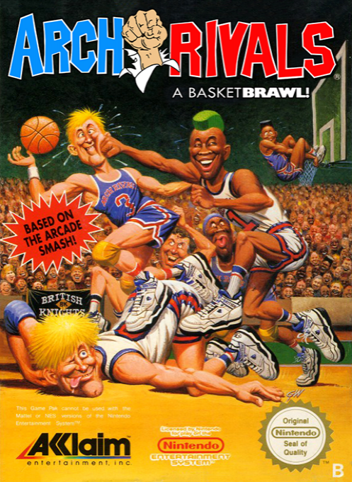 Arch Rivals - A Basketbrawl! — box-2D (EU)