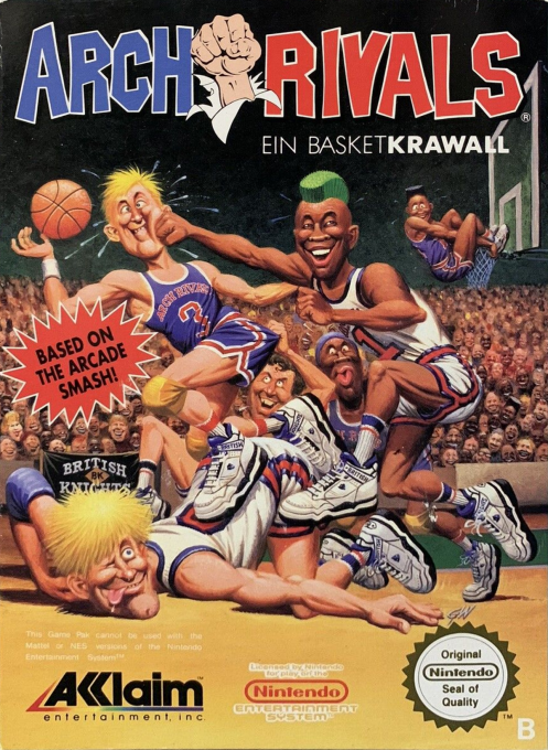 Arch Rivals - A Basketbrawl! — box-2D (DE)