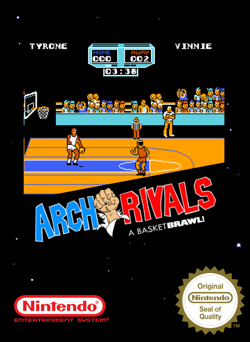 Arch Rivals - A Basketbrawl! — box-2D (SS)